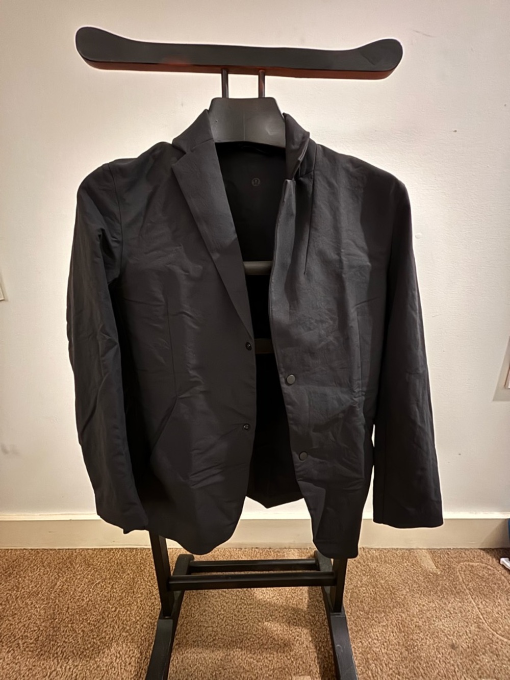 lululemon athletica Men's Black Sport Coat Blazer